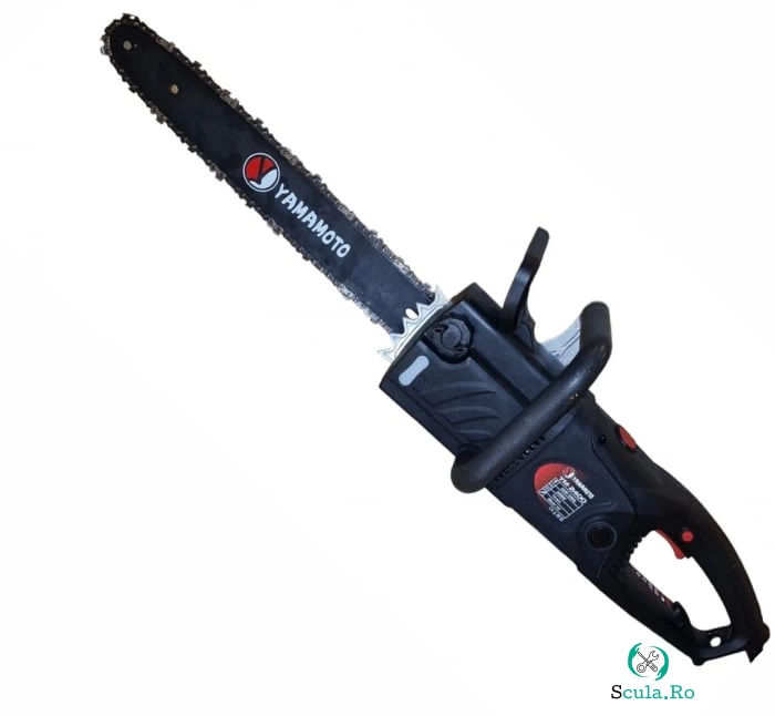 Fierastrau electric cu lant YAMAMOTO YM2400, 2400W, Viteza de rotatie 14 m s, Lama 40cm la 418.00 lei ron