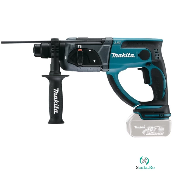 Makita Ciocan rotopercutor LXT, Makita DHR202Z, 18V, SDS-PLUS, 1,9 J, fara acumulatori, Verde -Negru