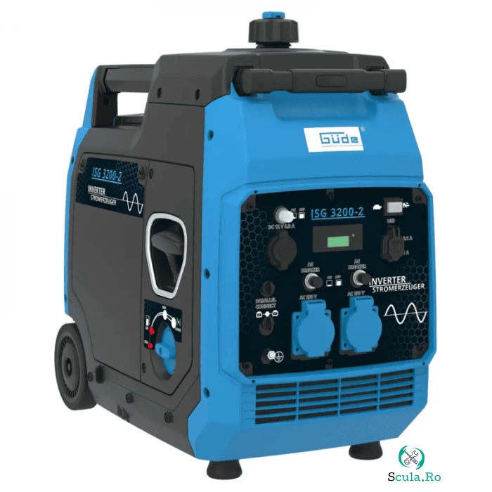 Generator de curent pe benzina cu invertor ISG 3200-2, Gude 40721, 3500 W, 6.1 Cp la 3,573.24 lei ron