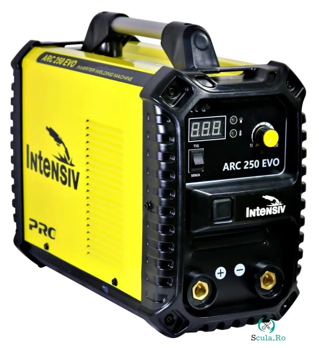 Aparat de sudura invertor Intensiv ARC 250 EVO, 1.6-5.0mm, Accesorii incluse