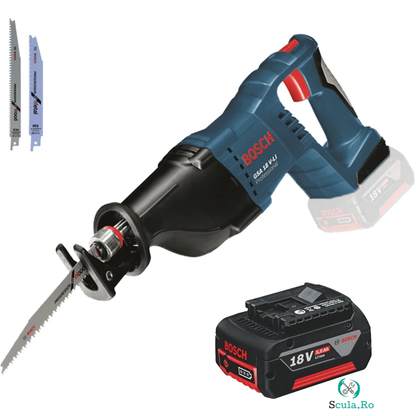 BOSCH Fierastrau sabie cu acumulator Bosch Professional GSA 18 V-Li, L-Boxx la 1,548.24 lei ron