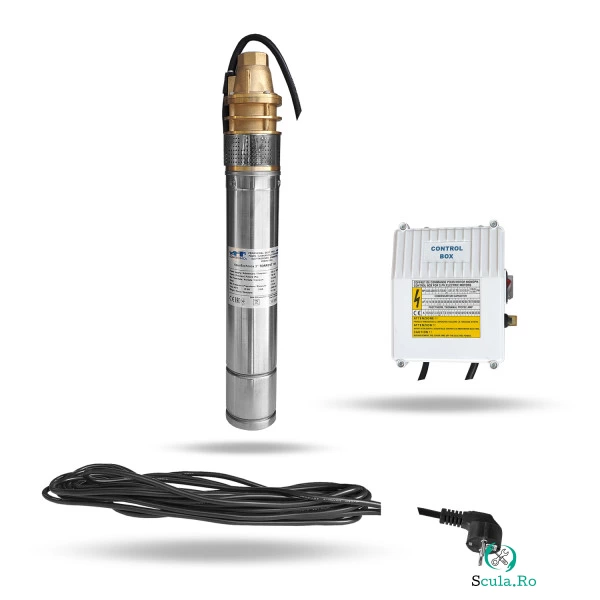 Pompa submersibila 3SKM SPRING 100, H refulare 65m, debit 45 l/min, Putere 750W
