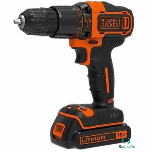Black & Decker Black & Decker BDCHD18KB-QW Masina de gaurit si insurubat