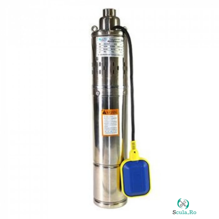 Pompa submeribila KRATOS 4QGD1.2-50-0.37-F, 370W, cu Flotor la 406.00 lei ron