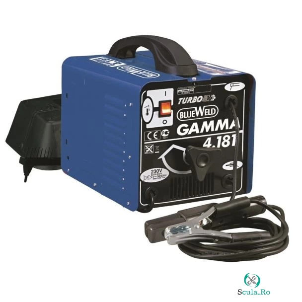 Aparat sudura MMA Telwin GAMMA4.181, 160 A, electrozi 2-4 mm, cu accesorii