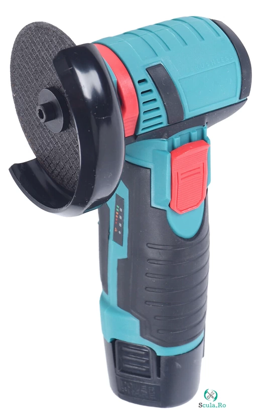 Polizor unghiular electric portabil cu 1acumulator Li Ion 12V la 158.00 lei ron
