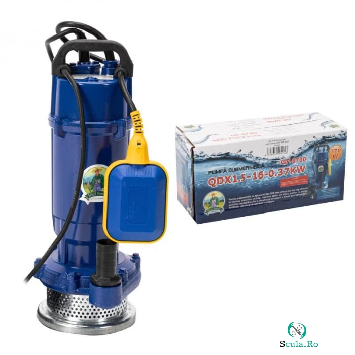 Pompa submersibila apa curata, Micul fermier QDX 16m, 370W, debit ridicat si stabil la 290.00 lei ron