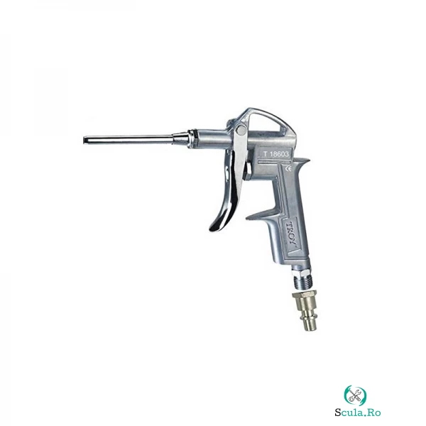 Pistol de suflat pneumatic Troy 18603, duza de 100 mm, 1 4 (N)PT la 17.90 lei ron