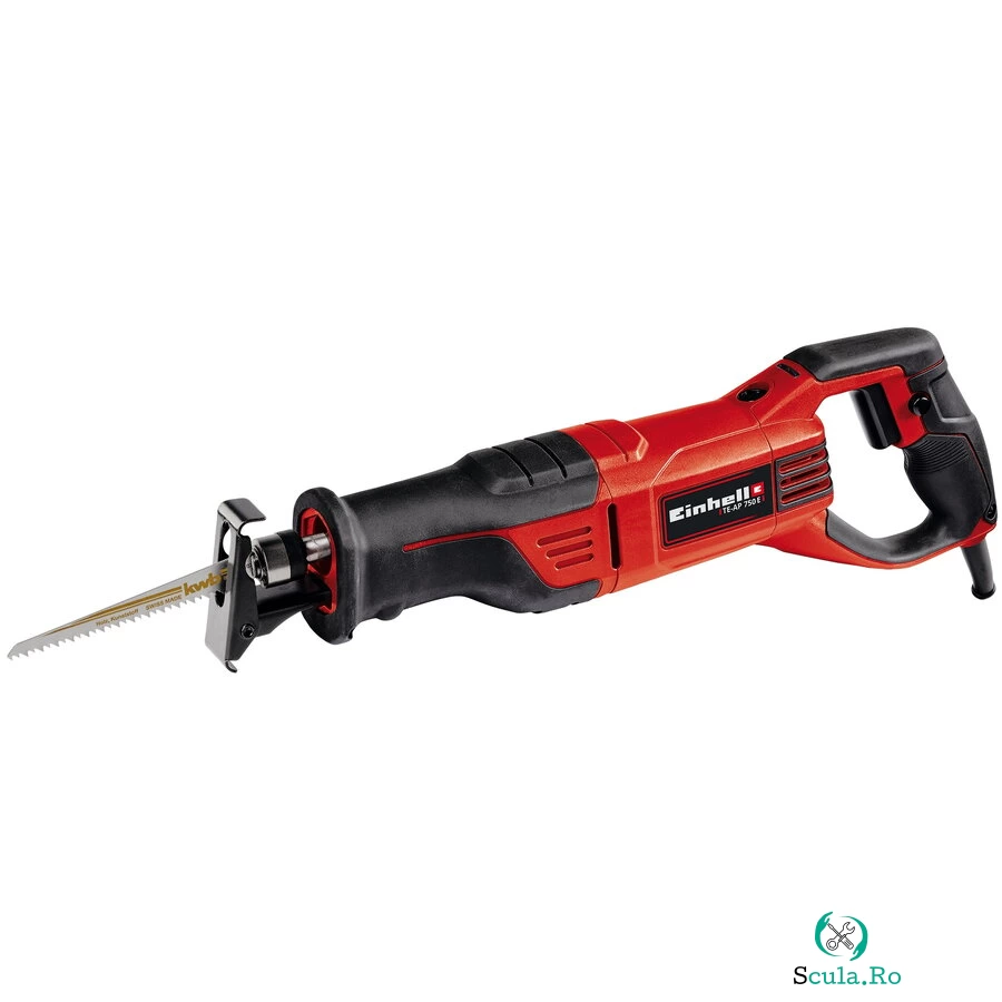 Einhell Fierastrau sabie-multifunctional Einhell Expert TE-AP 750 E, 750 W, 220-240 V, nr. curse 2800, 20 mm lungime cursa, 15 cm taiere in lemn, Negru-Rosu la 329.35 lei ron