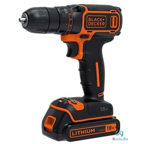 Black & Decker Black & Decker BDCDC18B-QW Masina de gaurit si insurubat