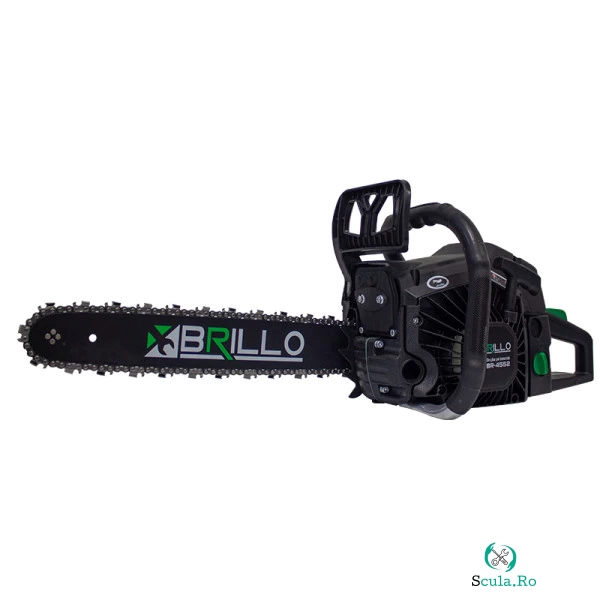 Drujba Motoferastrau pe Benzina Brillo BR-4552 Demaror Metalic 4CP