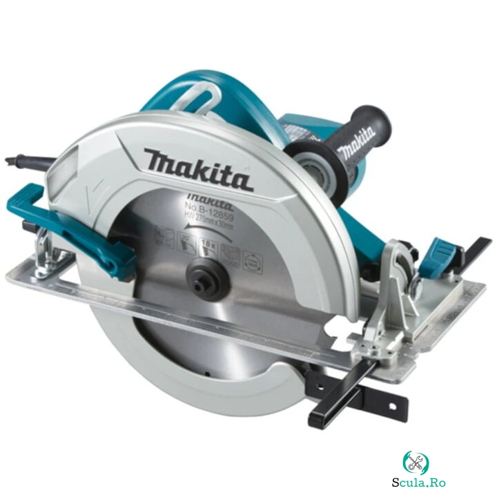 Makita Fierastrau electric circular Makita HS0600, 2000 W, 270 mm diametru disc, 97 mm capacitate de taiere la 90°, 69 mm capacitate de taiere la 45° la 1,547.96 lei ron
