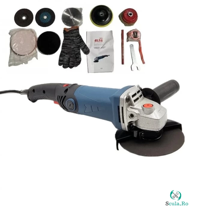 Polizor unghiular (flex) Ural, 3000W, 0-11.000RPM, Diametru disc 125mm