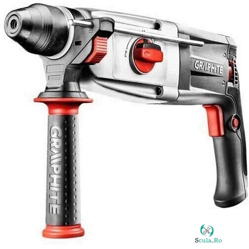 Graphite Ciocan rotopercutor 1050W 13 mm GRAPHITE 58G722, Argintiu la 619.31 lei ron